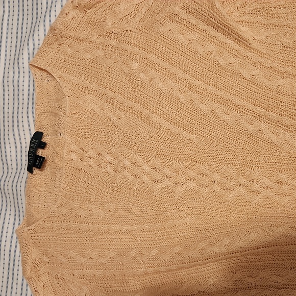 Ralph Lauren Linen Sweater Large - Picture 2 of 4